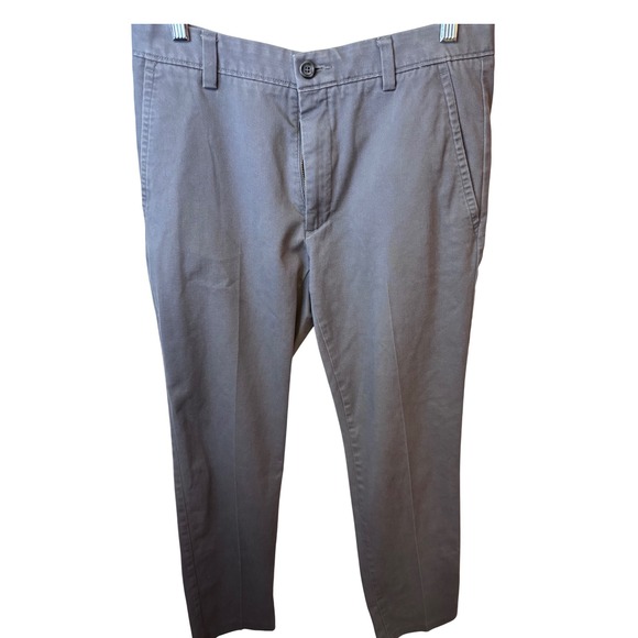 Dockers Men's Pants Gray Slim Tapered Khakis Chinos Size 32 X 32 - Picture 1 of 6